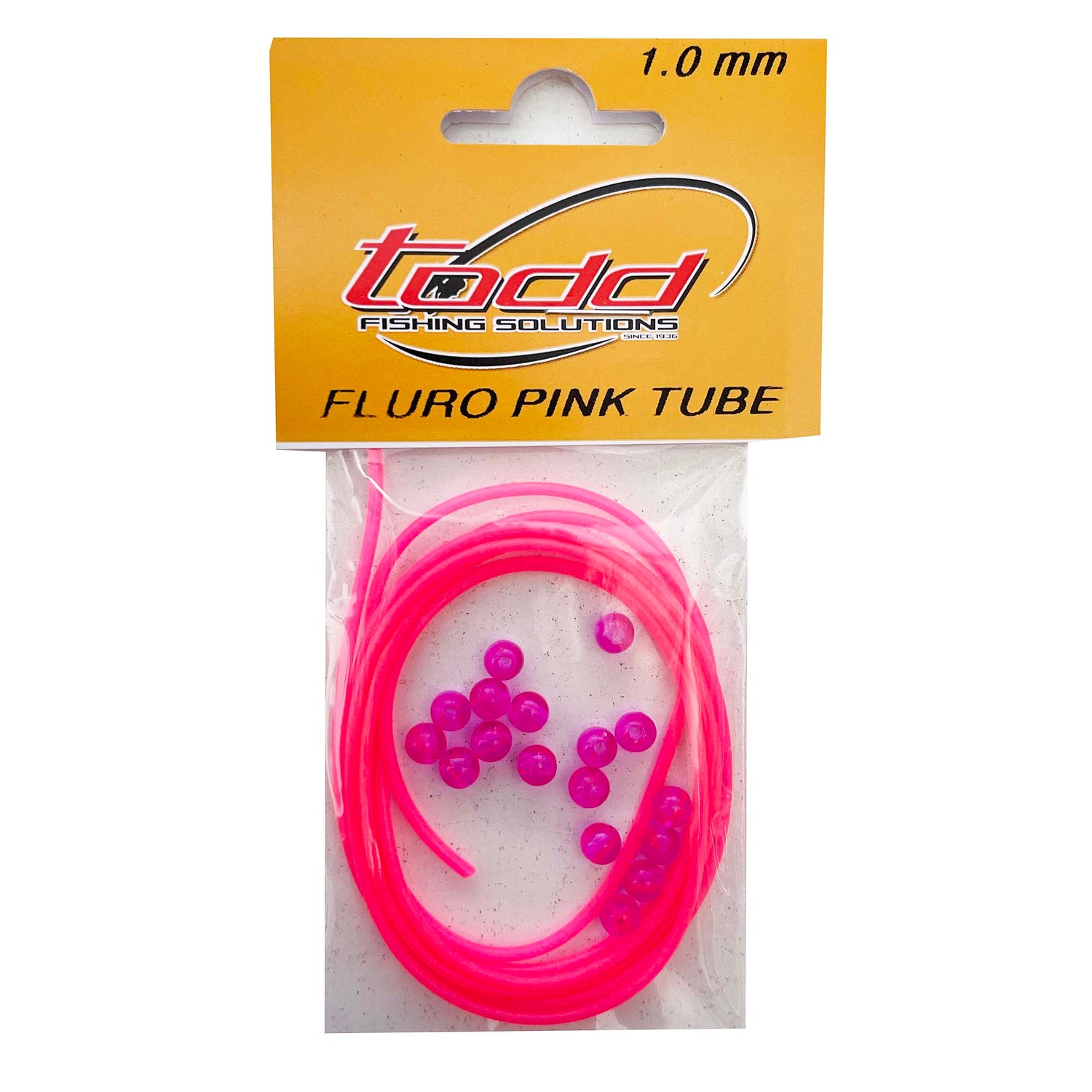 Todd Tubing-Terminal Tackle - Beads & Tubing-Todd-Pink-1.0mm-Fishing Station