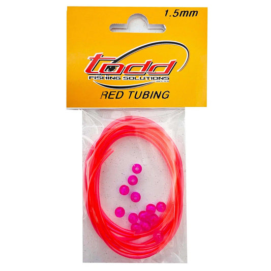 Todd Tubing-Terminal Tackle - Beads & Tubing-Todd-Red-1.5mm-Fishing Station
