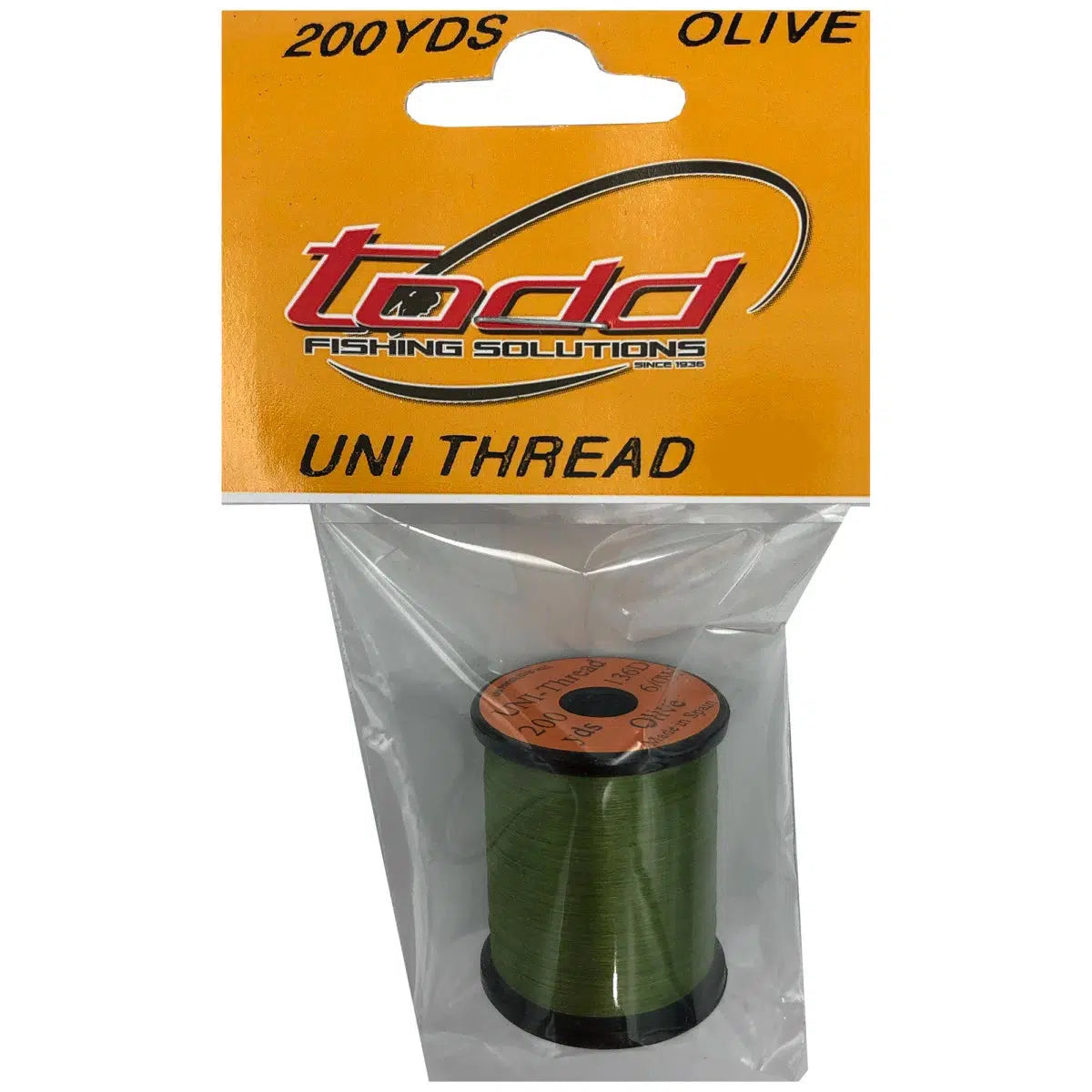 Todd Uni Thread-Fly Fishing - Fly Components-Todd-Olive-6/0-Fishing Station