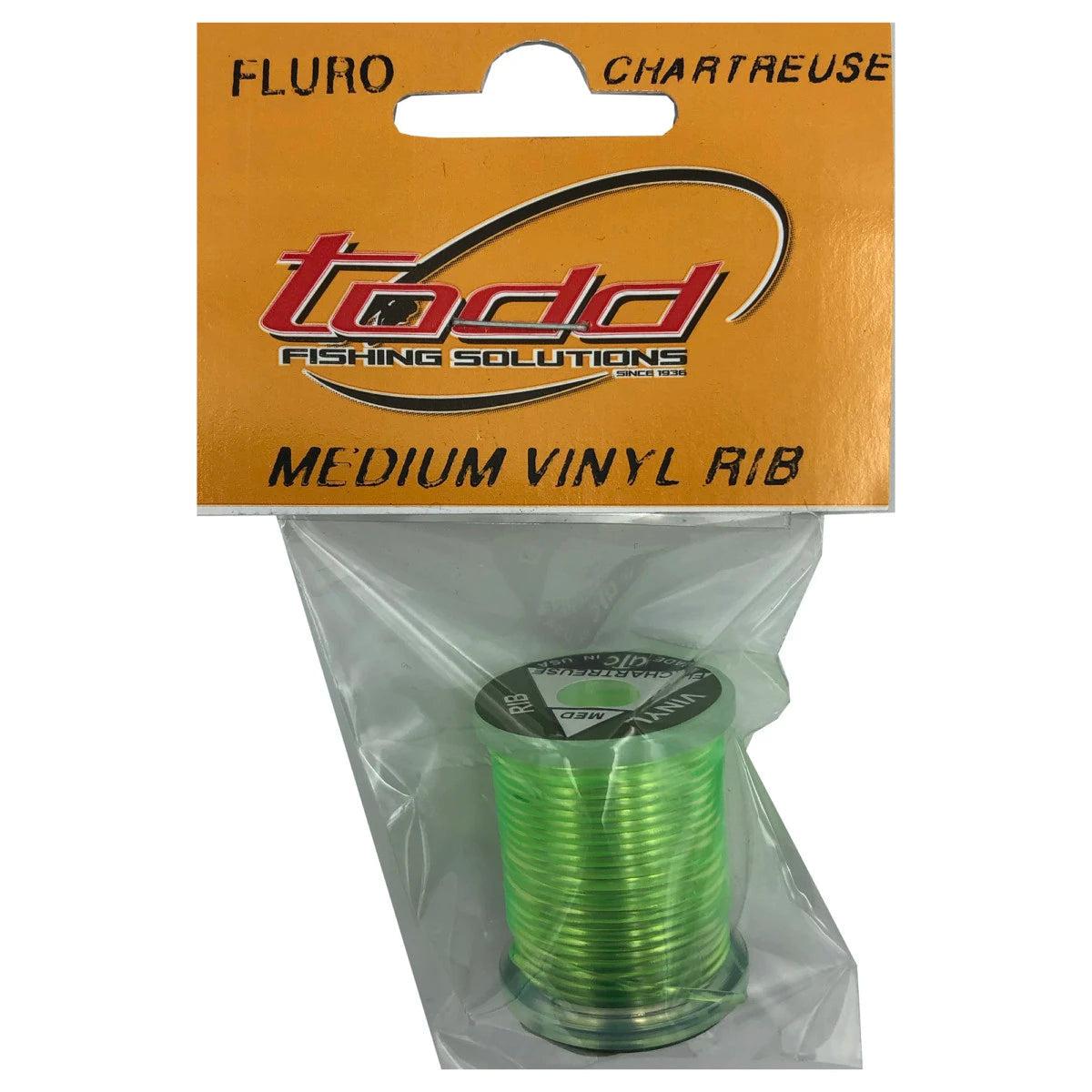 Todd Vinyl D Rib-Fly Fishing - Fly Components-Todd-Fl Chartreuse-Medium-Fishing Station