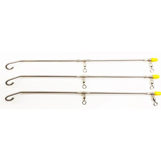 Tournament Cable EZ/6 Tier Drop Replacement Arms - Pack of 3-Teasers-Tournament Cable-9" for 18"-Fishing Station