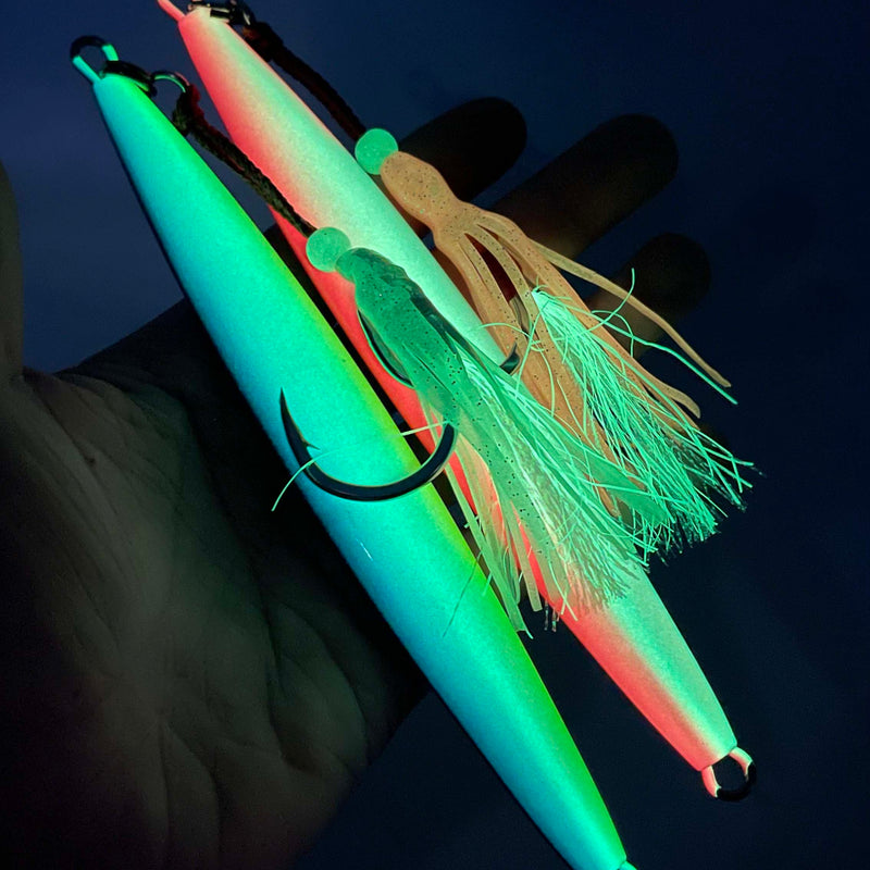 Load image into Gallery viewer, Trophy Hunter The Jet Jig-Lure - Jig-Trophy Hunter-170g-Pink Glow-Fishing Station
