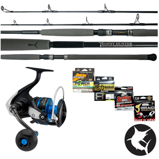 Trophy Hunter Tuna Combo - Topwater 838 / Saltist MQ 14000