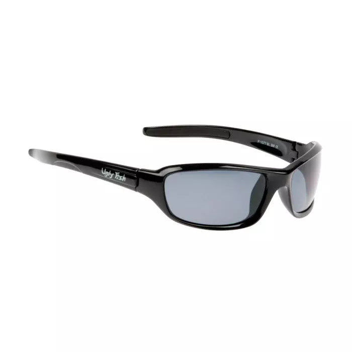 Ugly Fish P1077 Polarised Sunglasses-Sunglasses-Ugly Fish-Black - Smoke Grey (MBL.SM)-Fishing Station
