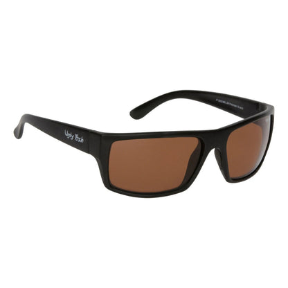 Ugly Fish P1202 Polarised Sunglasses-Sunglasses-Ugly Fish-Black - Brown (MBL.BR)-Fishing Station