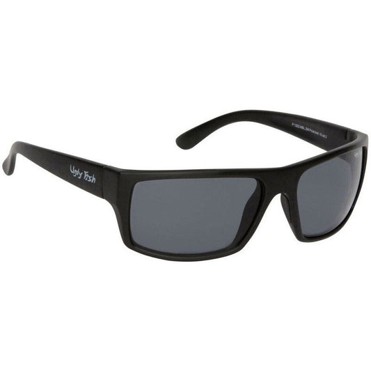Ugly Fish P1202 Polarised Sunglasses-Sunglasses-Ugly Fish-Black - Smoke Grey (MBL.SM)-Fishing Station