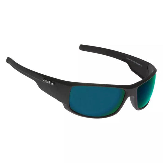 Ugly Fish PC3266 Krypton Polarised Sunglasses-Sunglasses-Ugly Fish-Black - Green Mirror (MBL.SM+AR+GR)-Fishing Station