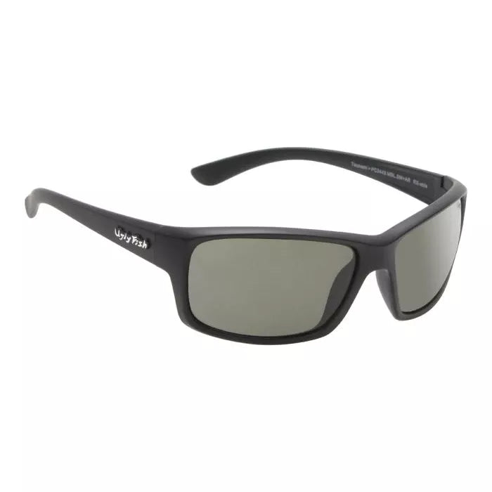Ugly Fish PC3443 Tsunami Polarised Sunglasses-Sunglasses-Ugly Fish-Black - Smoke Grey (MBL.SM+AR)-Fishing Station