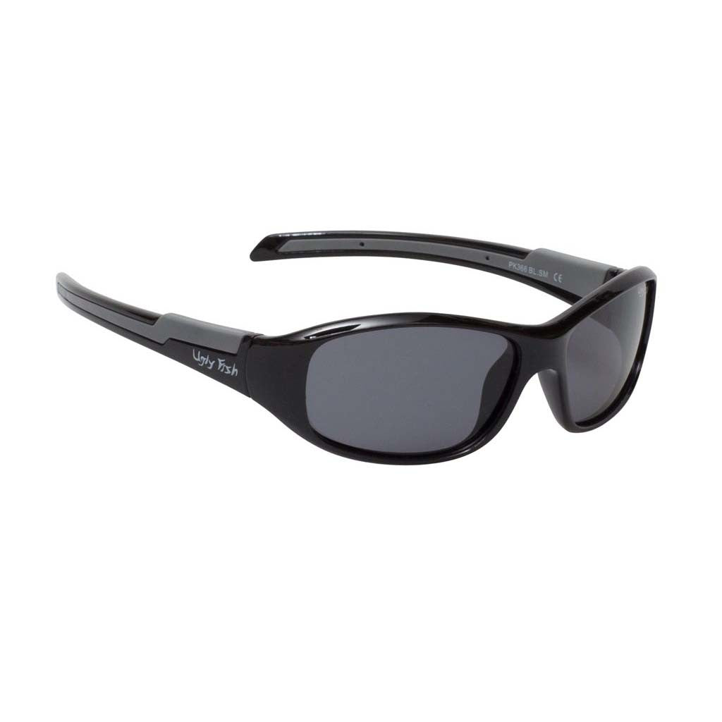 Ugly Fish PK366 Kids Polarised Sunglasses-Sunglasses-Ugly Fish-Black - Smoke Grey (BL.SM)-Fishing Station