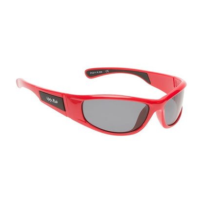 Ugly Fish PK911 Kids Polarised Sunglasses-Sunglasses-Ugly Fish-Red - Smoke Grey (R.SM)-Fishing Station