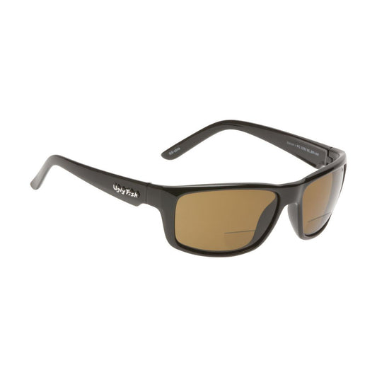Ugly Fish PN3252 Bifocal Xenon Polarised Sunglasses-Sunglasses-Ugly Fish-Black - Smoke Grey +1.50-Fishing Station