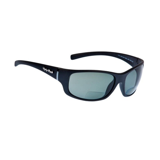 Ugly Fish PN3441 Bifocal Eclipse Polarised Sunglasses-Sunglasses-Ugly Fish-Black - Smoke Grey +2.50 (MBL.SM)-Fishing Station