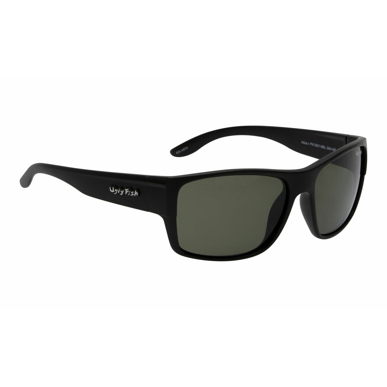 Ugly Fish PN3551 Bifocal Atlas Polarised Sunglasses-Sunglasses-Ugly Fish-Black - Smoke Grey +1.50 (MBL.SM)-Fishing Station