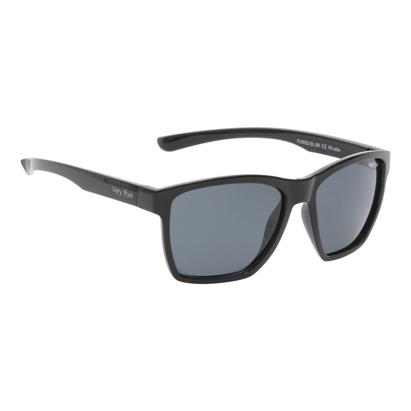 Ugly Fish PU5008 Polarised Sunglasses-Sunglasses-Ugly Fish-Black - Smoke Grey (MBL.SM)-Fishing Station