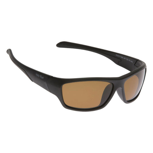Ugly Fish PU5117 Unbreakable Polarised Sunglasses-Sunglasses-Ugly Fish-Black - Brown (MBL-BR)-Fishing Station