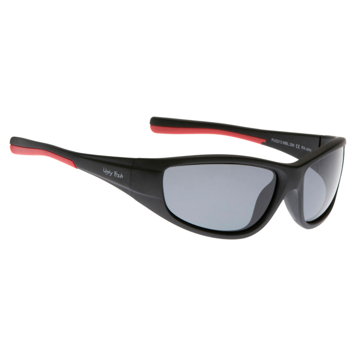 Ugly Fish PU5212 Unbreakable Polarised Sunglasses-Sunglasses-Ugly Fish-Black - Smoke Grey (MBL.SM)-Fishing Station