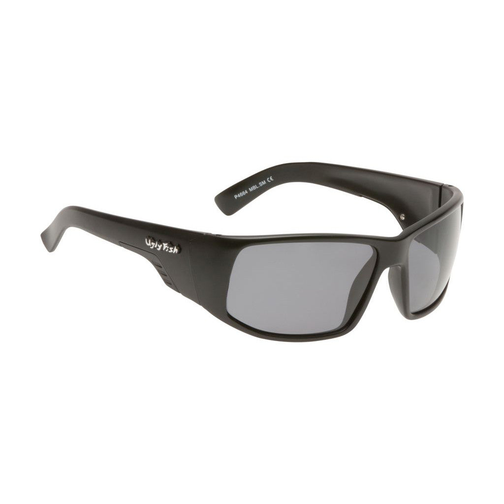 Ugly Fish TR90 P4664 Polarised Sunglasses-Sunglasses-Ugly Fish-Black - Smoke Grey (MBL.SM)-Fishing Station