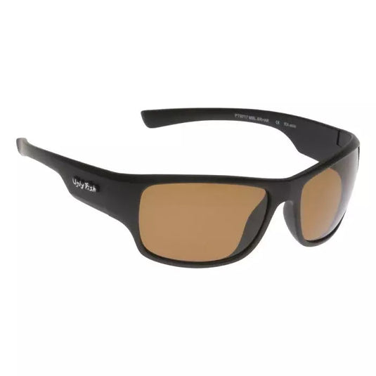 Ugly Fish Tac TR-90 PT9717 Polarised Sunglasses-Sunglasses-Ugly Fish-Matte Black - Brown (MBL.BR+AR)-Fishing Station