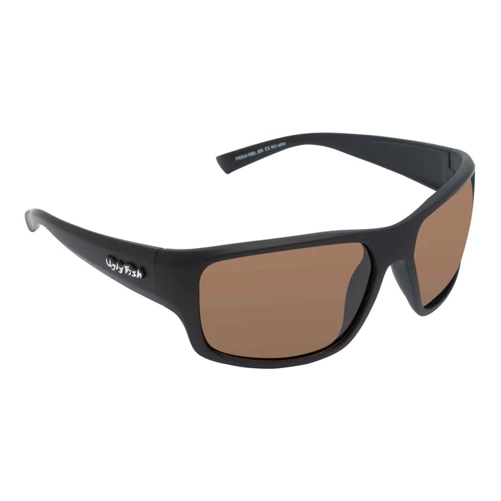 Ugly Fish P6504 Polarised Sunglasses-Sunglasses-Ugly Fish-Black - Brown (MBL.BR)-Fishing Station