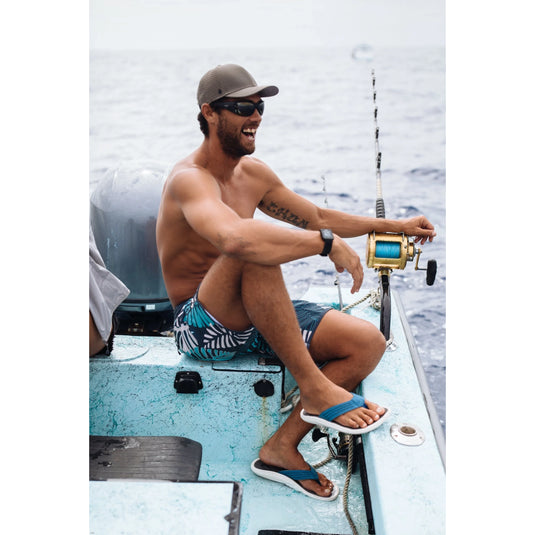 OluKai Ulele Mens Beach Sandals-Footwear-Olukai-Stone-US 8-Fishing Station