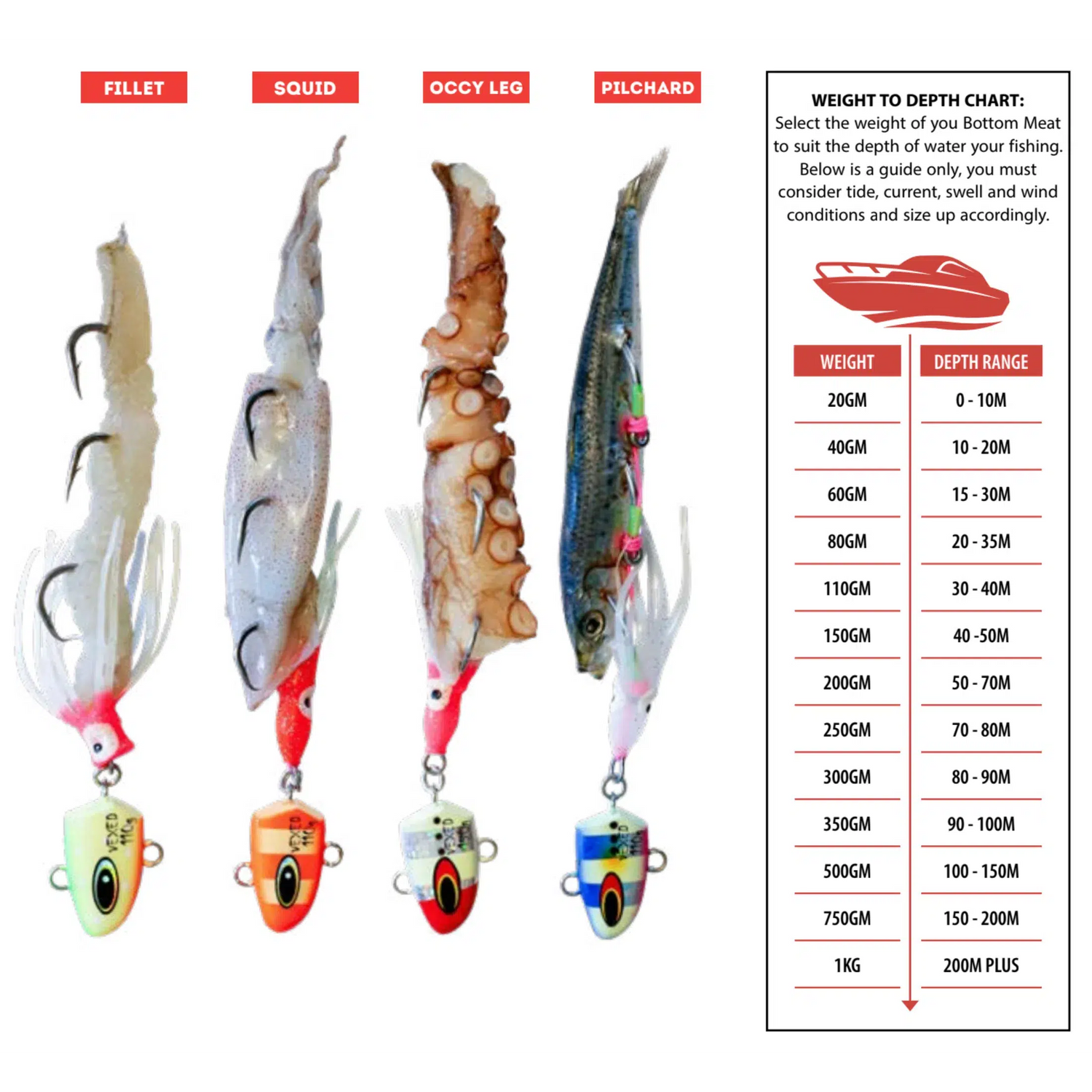 Vexed Bottom Meat Lure-Lure - Jig-Vexed-150g-Chartreuse Glow-Fishing Station