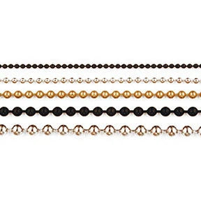 Wapsi Bead Chain Eyes-Fly Fishing - Fly Components-Wapsi-Gold-X-Small 5/64-Fishing Station