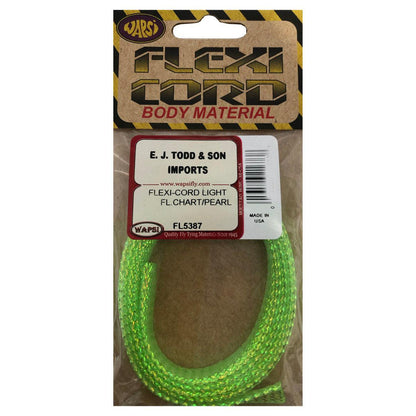 Wapsi Flexi-Cord Light-Fly Fishing - Fly Tying Material-Wapsi-Chartreuse Pearl-3/8"-Fishing Station