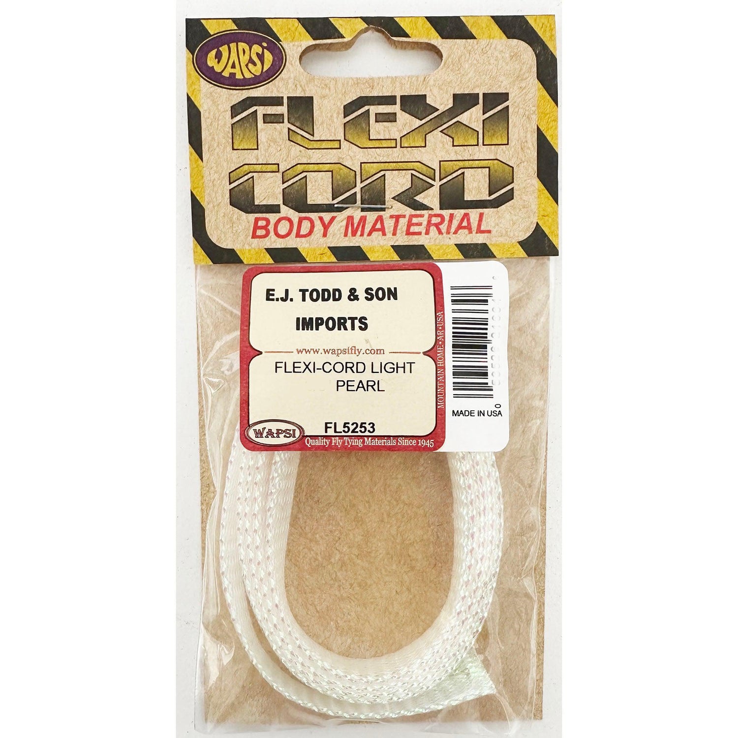 Wapsi Flexi-Cord Light-Fly Fishing - Fly Tying Material-Wapsi-Pearl-1/4"-Fishing Station