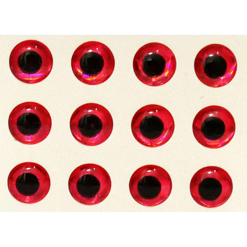 Load image into Gallery viewer, Wapsi Hologram Eyes-Fly Fishing - Fly Components-Wapsi-Red-1/8&quot;-Fishing Station
