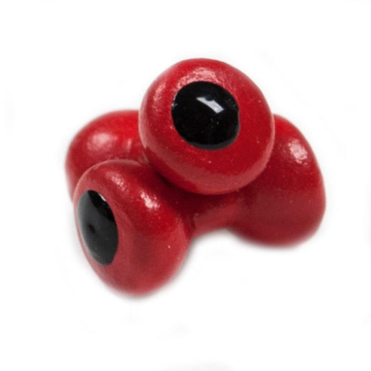 Wapsi Lead Eyes Painted Dumbbell Eyes-Fly Fishing - Fly Components-Todd-Red-Medium 1/30ox-Fishing Station