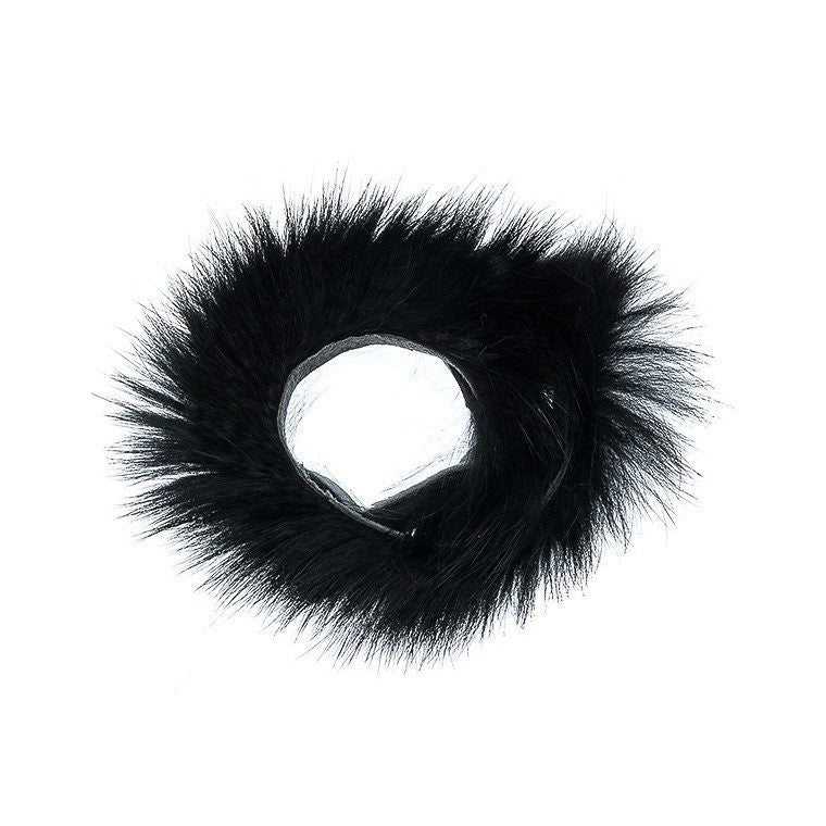 Wapsi Rabbit Zonker Cross Cut-Fly Fishing - Fly Tying Material-Wapsi-Black-1/8"-Fishing Station