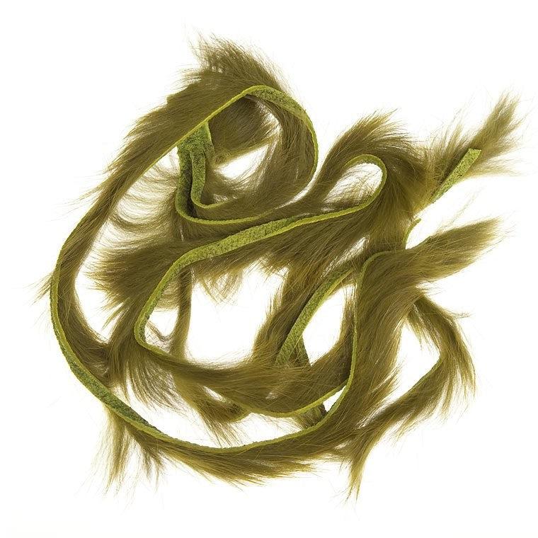 Wapsi Rabbit Zonker-Fly Fishing - Fly Tying Material-Wapsi-3/8"-Olive-Fishing Station