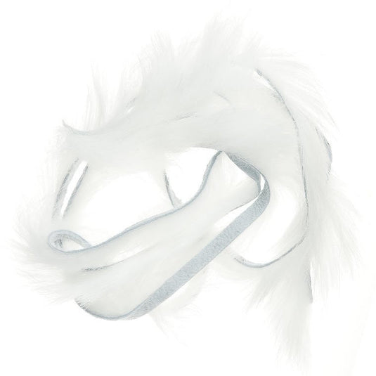 Wapsi Rabbit Zonker-Fly Fishing - Fly Tying Material-Wapsi-1/8"-White-Fishing Station