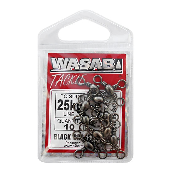 Wasabi Crossline Swivel - Small Pack-Terminal Tackle - Swivels & Snaps-Wasabi-25kg - (8pc)-Fishing Station