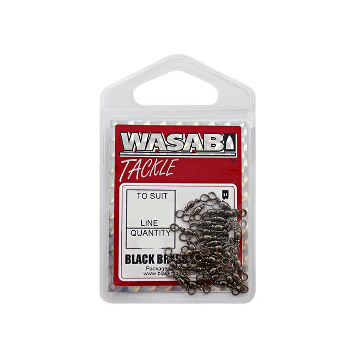 Wasabi Snap Swivel - Small Pack-Terminal Tackle - Swivels & Snaps-Wasabi-4kg-Fishing Station