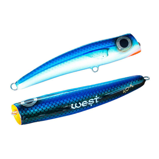 West Coast Poppers Dana Diving Poppers-Lure - Poppers, Stickbaits & Pencils-West Coast Poppers-Garfish-120g-Fishing Station
