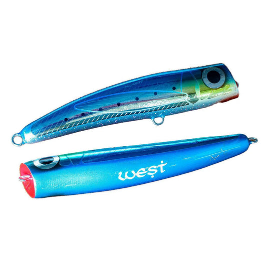 West Coast Poppers Dana Diving Poppers-Lure - Poppers, Stickbaits & Pencils-West Coast Poppers-90g-Pilchard Foil-X-Fishing Station