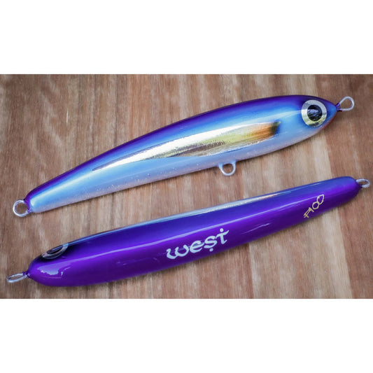 West Coast Poppers Reef Stick Floating Stickbait-Lure - Poppers, Stickbaits & Pencils-West Coast Poppers-Flying Fish-F80-Fishing Station