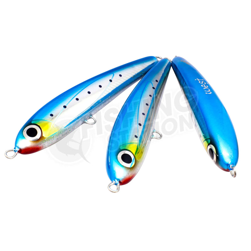 Load image into Gallery viewer, West Coast Poppers Reef Stick Floating Stickbait-Lure - Poppers, Stickbaits &amp; Pencils-West Coast Poppers-Pilchard Foil-FX130-Fishing Station
