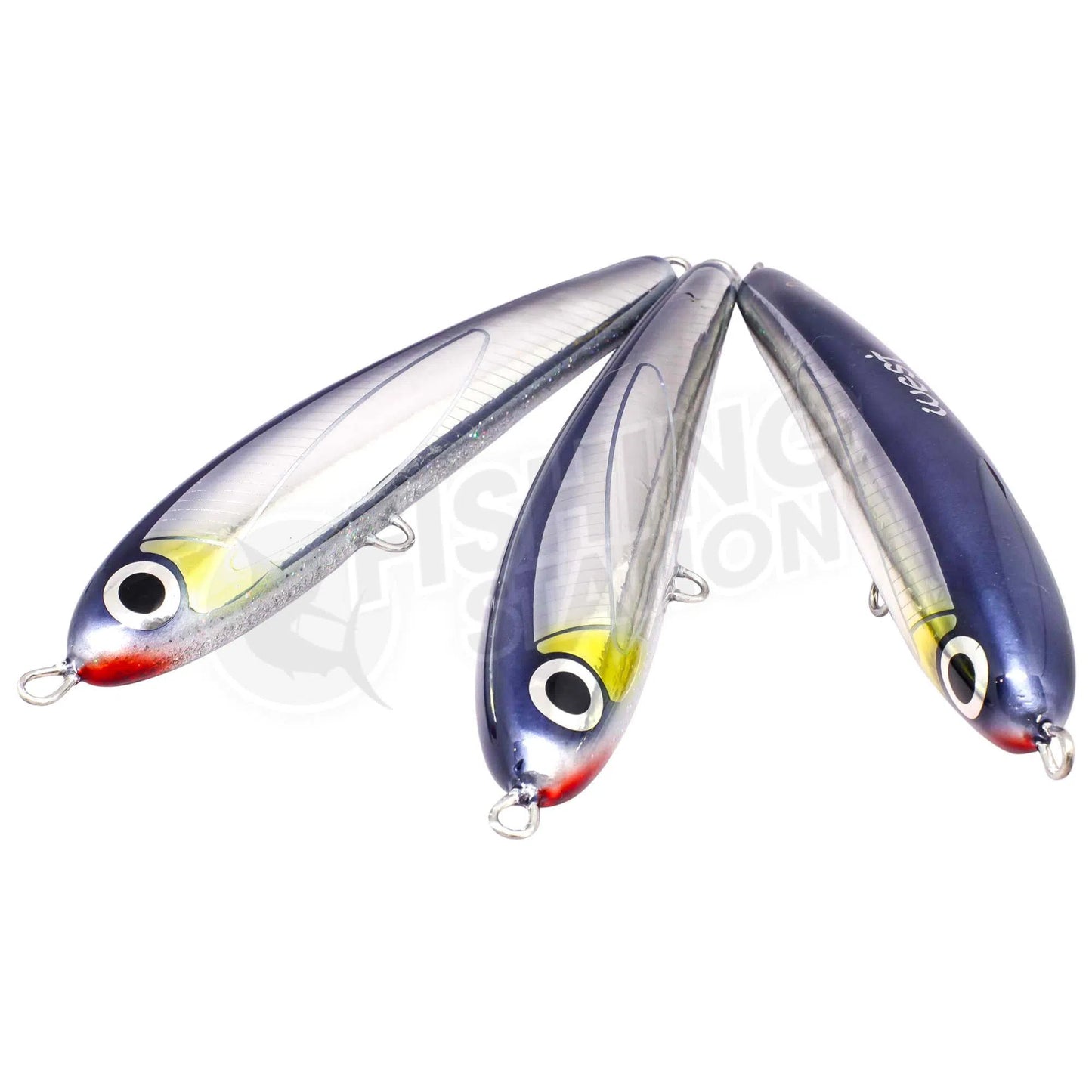 West Coast Poppers Reef Stick Floating Stickbait-Lure - Poppers, Stickbaits & Pencils-West Coast Poppers-Saury Foil-FX130-Fishing Station