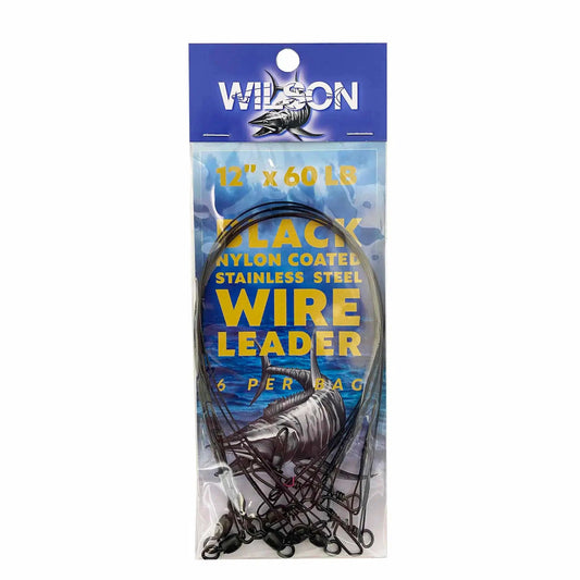 Wilson Deluxe Wire Leader-Line - Leader-Wilson-12"-40lb-Fishing Station