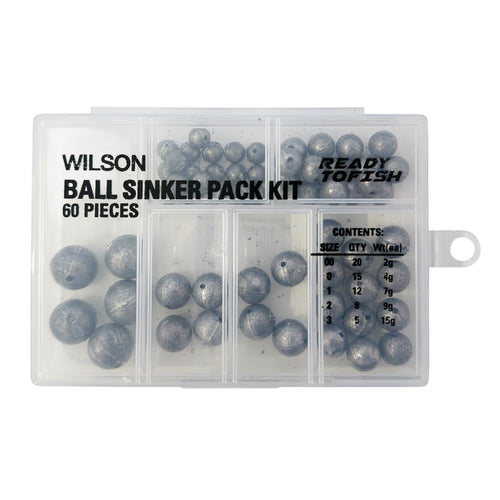 Wilson 60pc Ball Sinker Pack