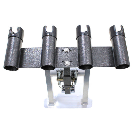 Wilson Adjustable Bull Bar Rod Holder Black