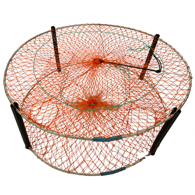 Load image into Gallery viewer, Wilson Round Crab Trap 4-Entry-Crab &amp; Lobster Equipment-Wilson-Orange-Fishing Station
