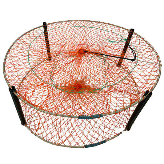 Wilson Round Crab Trap 4-Entry-Crab & Lobster Equipment-Wilson-Orange-Fishing Station