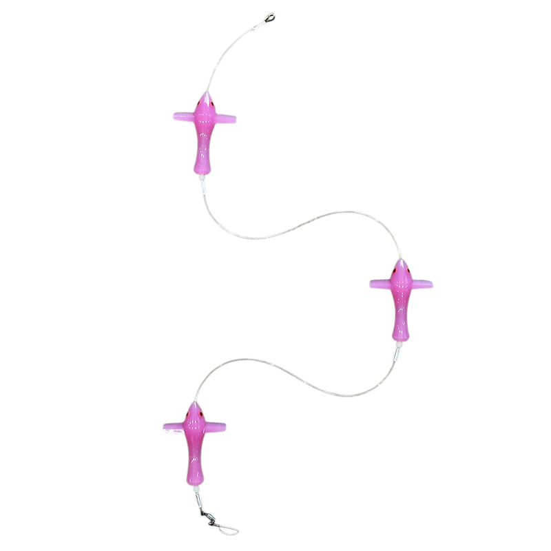 Load image into Gallery viewer, Wolfpack Tackle Custom Rigged Ahi Bird Teaser Chain
