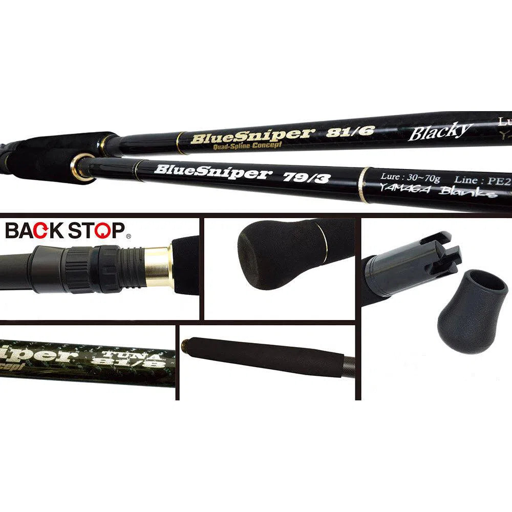 Yamaga Blanks Blue Sniper Blacky Spin Rod-Rod-Yamaga-81/6-Fishing Station