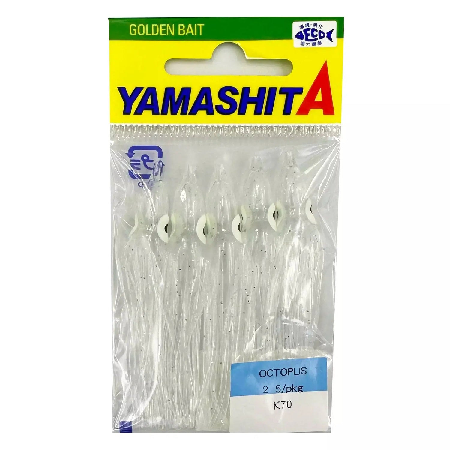 Yamashita Golden Bait Skirt (5 per pack)-Skirt-Yamashita-1.5-Clear-Fishing Station