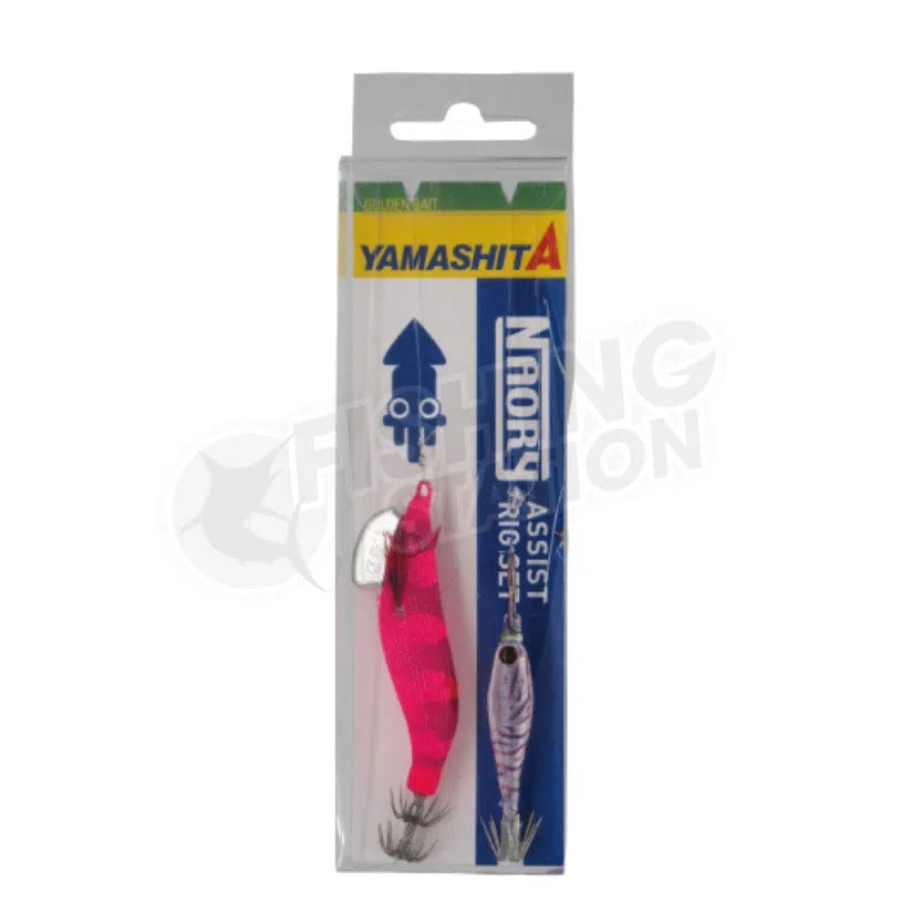 Yamashita Naory Assist Paternoster Rig Set-Lure - Squid Jigs-Yamashita-B - Orange & Blue Oppai-1.8D-Fishing Station