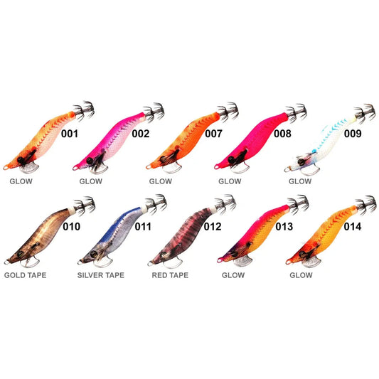 Yamashita Naory Range Hunter-Lure - Squid Jigs-Yamashita-1.5 Basic-001 Glow Orange White-Fishing Station